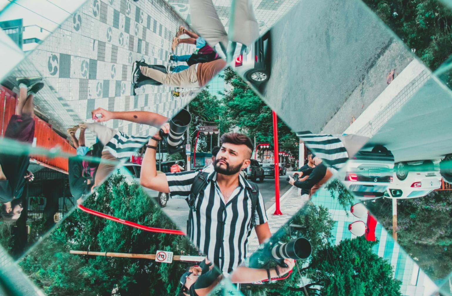 Sesión práctica de fotografía callejera en Santiago